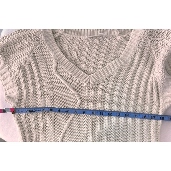 Cato Cream Knit Midi Sweater Dress Size L - Picture 8 of 9